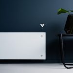 Конвектор Adax Clea WiFi CL 08 KWT 800W бял/черен до 7м2 - Image 3