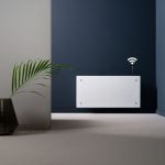 Конвектор Adax Clea WiFi CL 08 KWT 800W бял/черен до 7м2 - Image 2