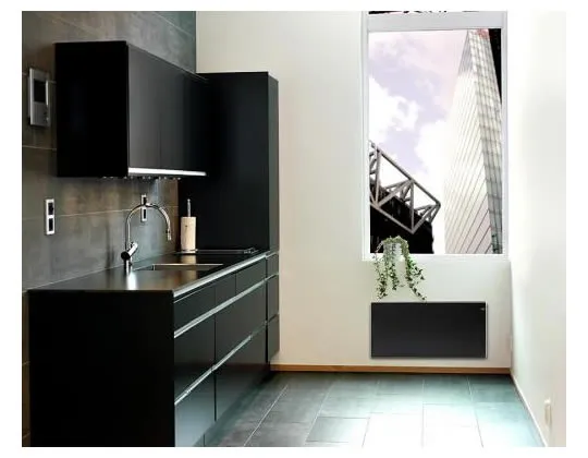 1596821217 Конвектор Adax Neo NP 06 KDT сребрист/черен 6м2 - Image 1